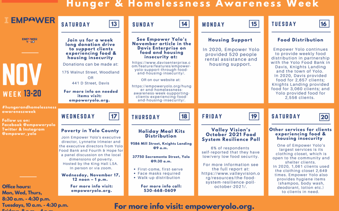 HungerandHomelessnessAwarenessWeek2021-Calendar (final) - Empower Yolo