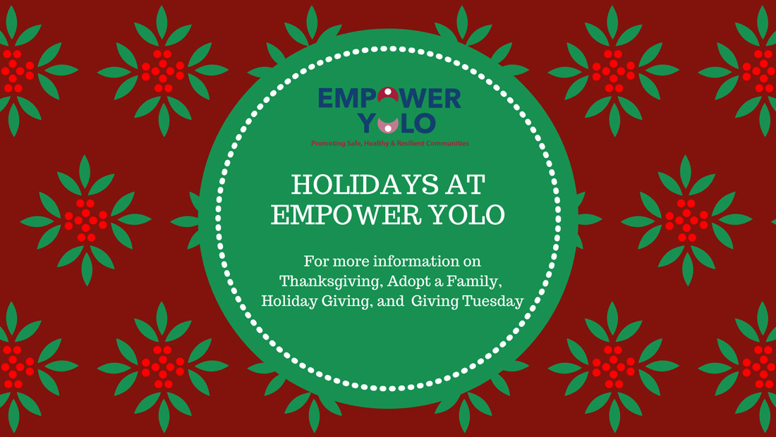 Holidays at Empower Yolo Artwork