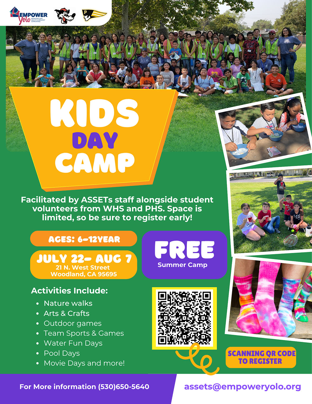 kids day camp flyer
