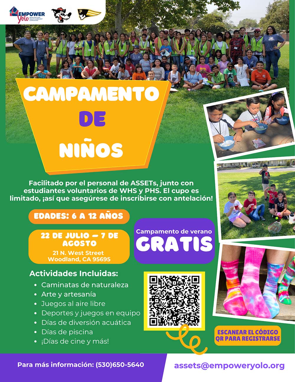 kids camp flyer