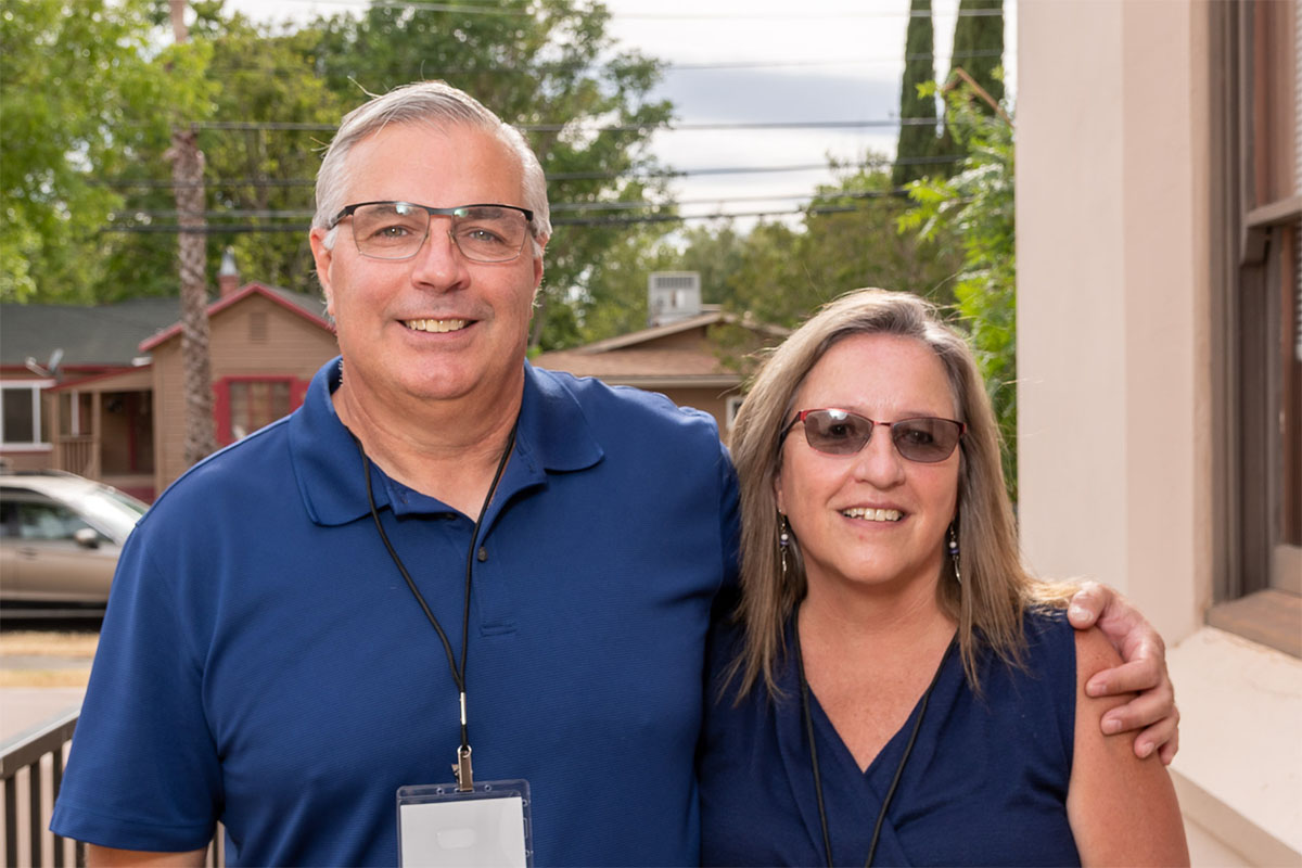 Photograph of a man and a woman 